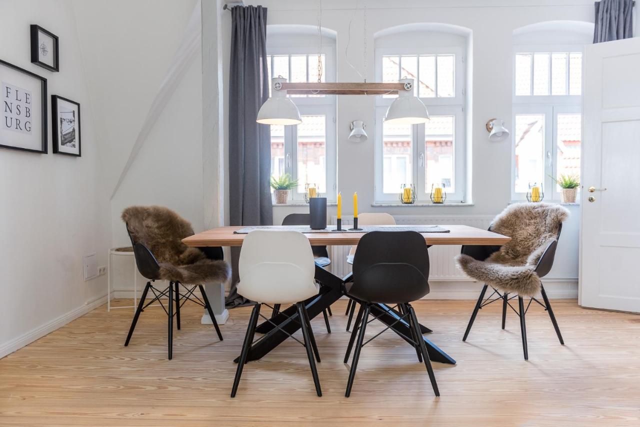 Fewo1846 - Flensburg68 - Komfortable Maisonettewohnung Fuer 6 Personen Mit Dachbalkon Im 4 Og Kültér fotó