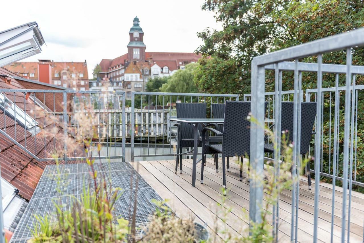 Fewo1846 - Flensburg68 - Komfortable Maisonettewohnung Fuer 6 Personen Mit Dachbalkon Im 4 Og Kültér fotó